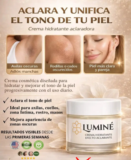 Crema Aclarante y Rejuvenescedor Luminé - Paga al Recibir