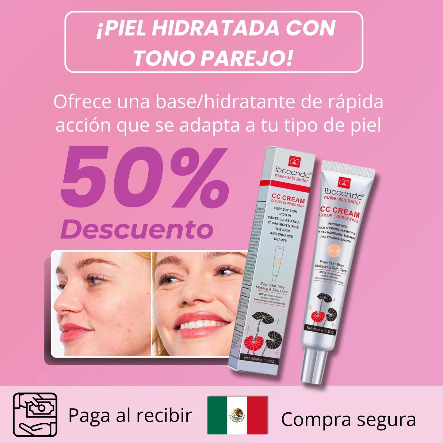 CREMA REAFIRMANTE, REJUVENESCEDOR Y CORRECTOR