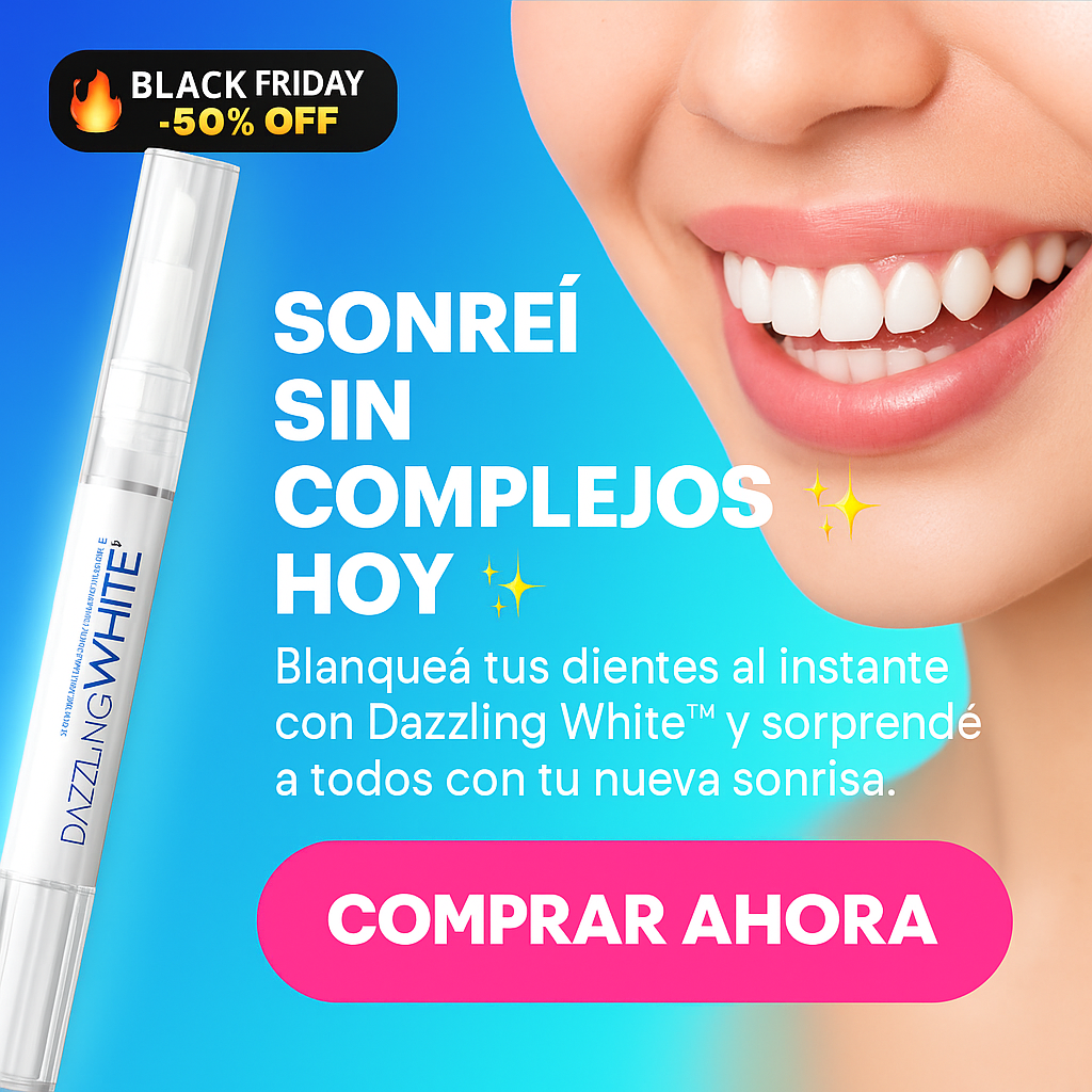 Dazzling White™ Pen – ¡Sonrisa blanca al instante, sin dentista!