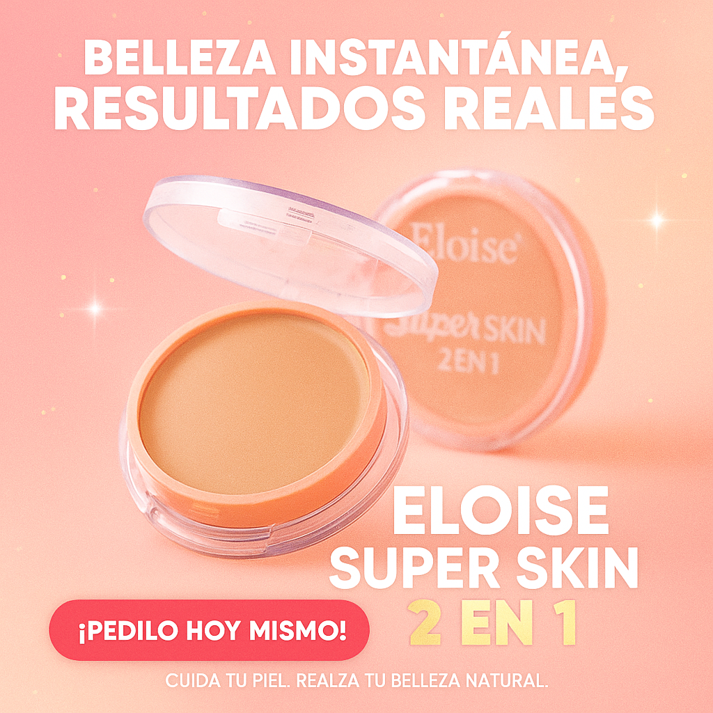 Eloise™ Super Skin – Maquillaje 2 en 1 con Efecto Aterciopelado -50% OFF