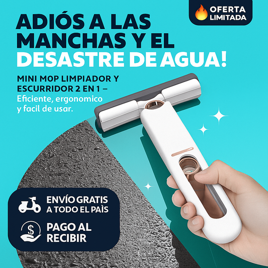 Mini Mop™ – Limpieza Instantánea 2 en 1 -50% OFF