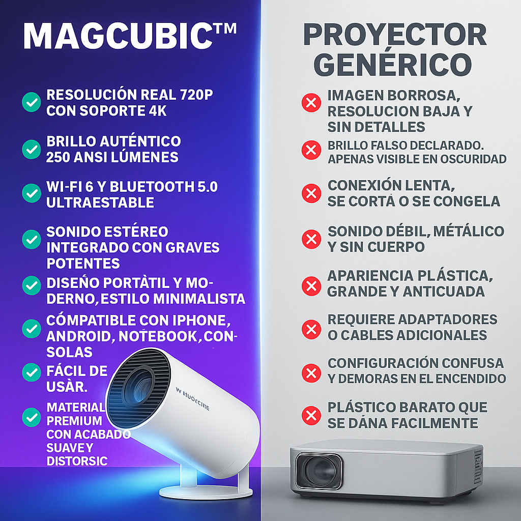 Proyector Portable MAGCUBIC 4K Pro