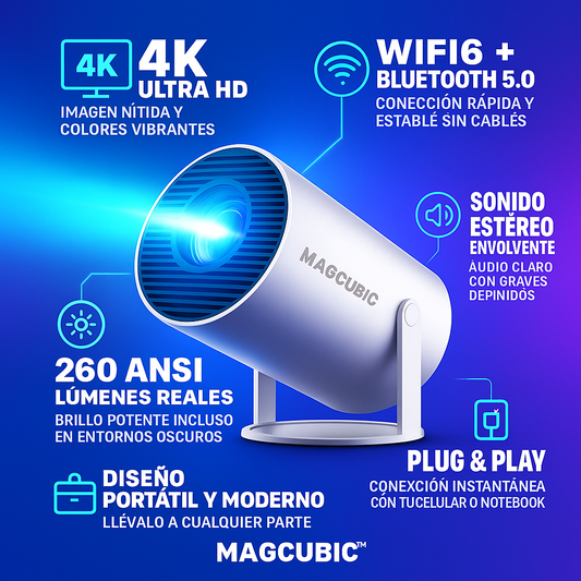 Proyector Portable MAGCUBIC 4K Pro