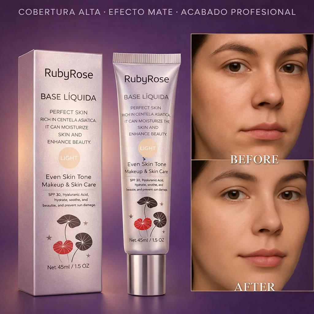 Ruby Rose Color Match - CC CREAM REJUVENESCEDORA Y HIDRATANTE 💖