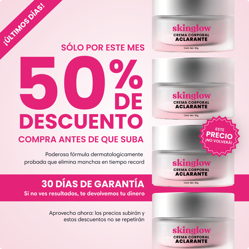 Crema Aclarante y Rejuvenescedor Skinglow