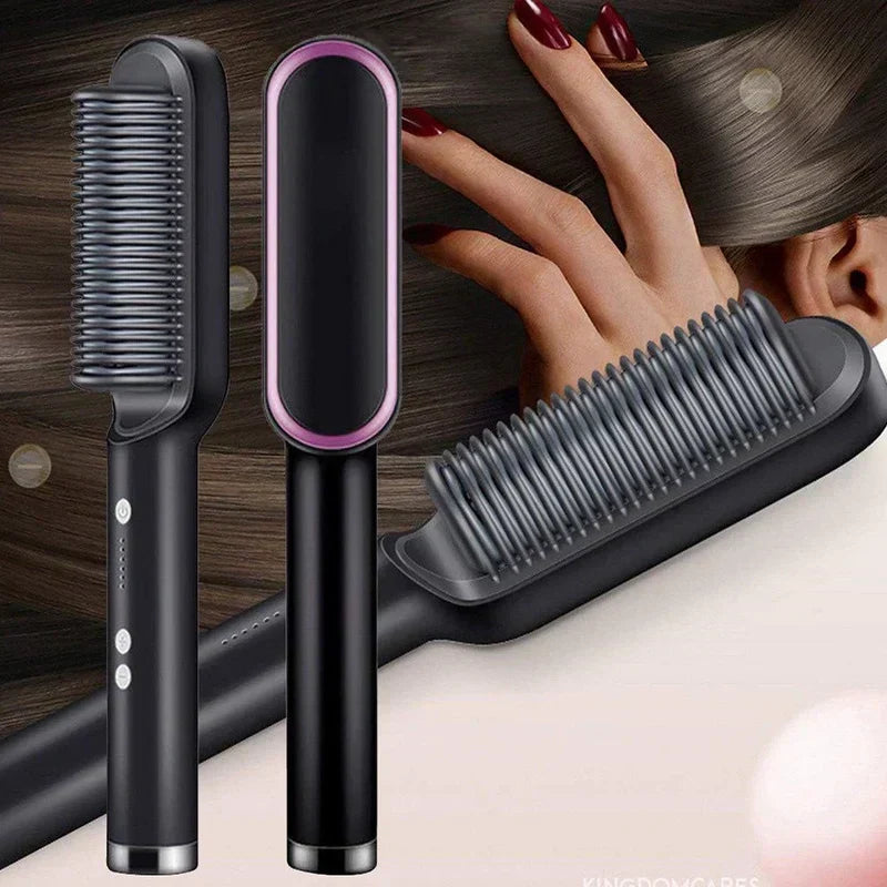 Cepillo Alisador Queen Touch 2 en 1