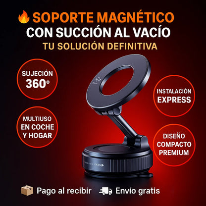 Soporte Premium 360° – Estabilidad total en coche y hogar (Stock Limitado)