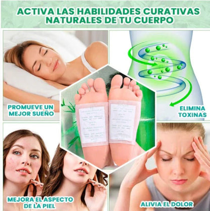 Parches Desintoxicantes Kinoki™ – Limpieza Natural del Cuerpo Mientras Dormís