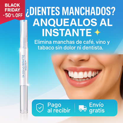 Dazzling White™ Pen – ¡Sonrisa blanca al instante, sin dentista!