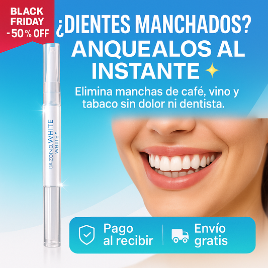 Dazzling White™ Pen – ¡Sonrisa blanca al instante, sin dentista!