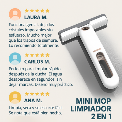 Mini Mop™ – Limpieza Instantánea 2 en 1 -50% OFF