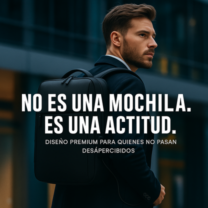 MOCHILA URBANA DIVISIÓN™ – CARGA USB Y IMPERMEABLE (-50%OFF + ENVÍO GRATIS)