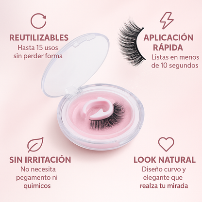 AutoLash© - Pestañas Postizas Autoadhesivas Reutilizables - 2ud