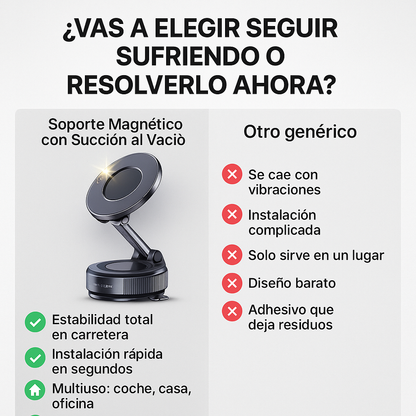 Soporte Premium 360° – Estabilidad total en coche y hogar (Stock Limitado)