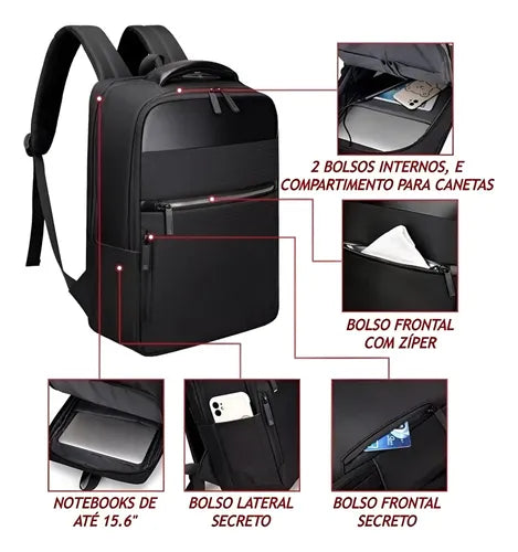 MOCHILA URBANA DIVISIÓN™ – CARGA USB Y IMPERMEABLE (-50%OFF + ENVÍO GRATIS)