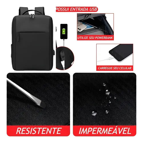 MOCHILA URBANA DIVISIÓN™ – CARGA USB Y IMPERMEABLE (-50%OFF + ENVÍO GRATIS)