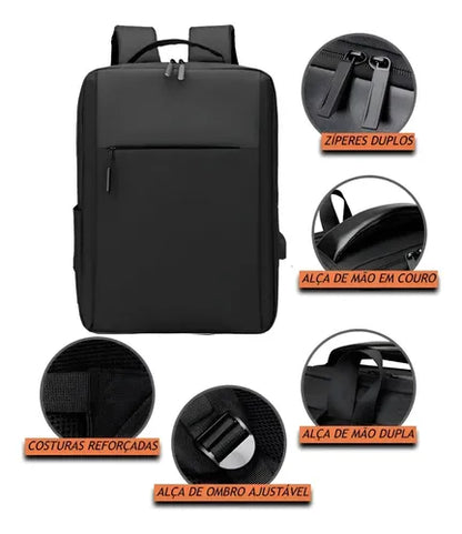 MOCHILA URBANA DIVISIÓN™ – CARGA USB Y IMPERMEABLE (-50%OFF + ENVÍO GRATIS)