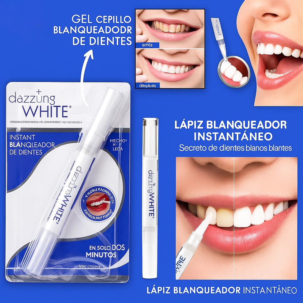 Dazzling White™ Pen – ¡Sonrisa blanca al instante, sin dentista!