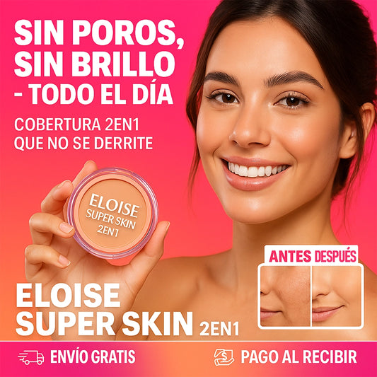 Eloise™ Super Skin – Maquillaje 2 en 1 con Efecto Aterciopelado -50% OFF