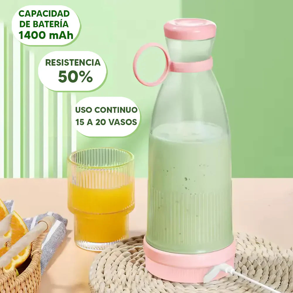 Botella batidora Usb