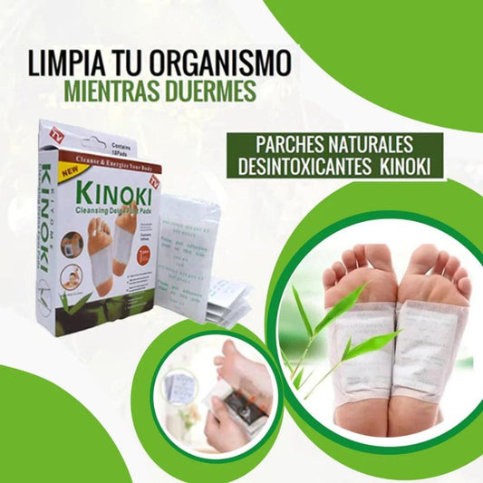 Parches Desintoxicantes Kinoki™ – Limpieza Natural del Cuerpo Mientras Dormís