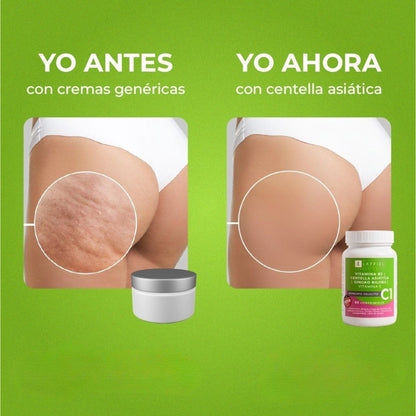 ANTI CELULITIS CENTELLA ASIATICA GINKO BILOBA / 60 COMPRIMIDOS