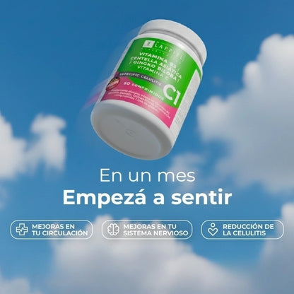 ANTI CELULITIS CENTELLA ASIATICA GINKO BILOBA / 60 COMPRIMIDOS