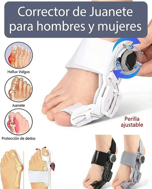 Corrector de Juanete con Perilla gradual ajustable