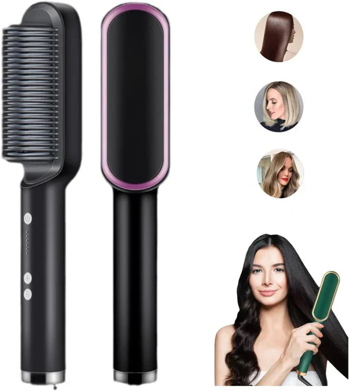 Cepillo Alisador Queen Touch 2 en 1