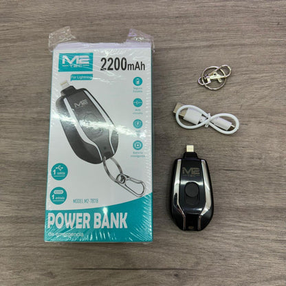 Llavero Cargador Tipo C/Lightning 2220mAh