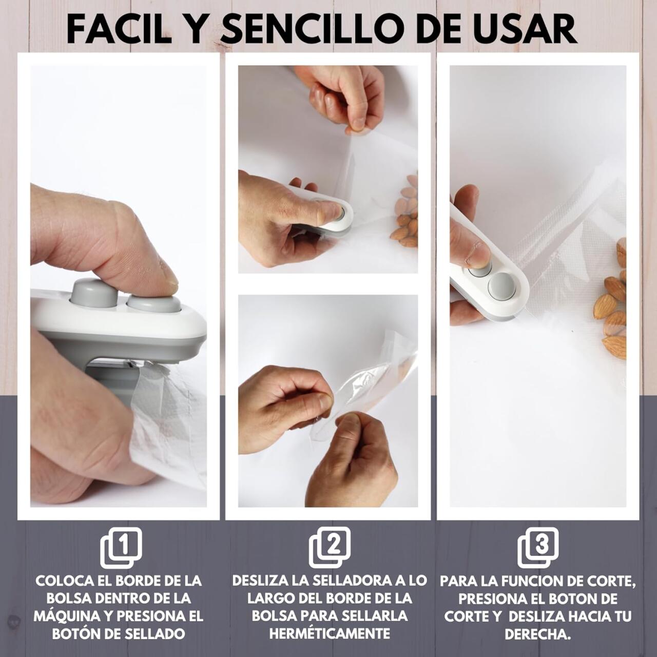 Mini Sellador de Bolsas Térmico