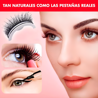 AutoLash© - Pestañas Postizas Autoadhesivas Reutilizables - 2ud