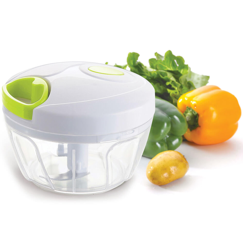 Picadora Multiusos Manual Portatil hierbas, verduras, frutas, frutos secos y más